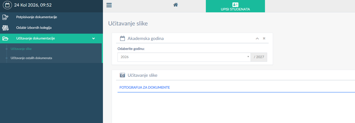Zaslon za učitavanje slike